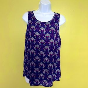 Daniel Rainn Floral Tank Blouse